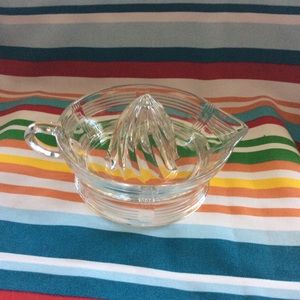 Vintage Antique Large Juicer clear Art Deco style